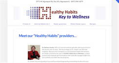 Desktop Screenshot of healthyhabitshotline.com